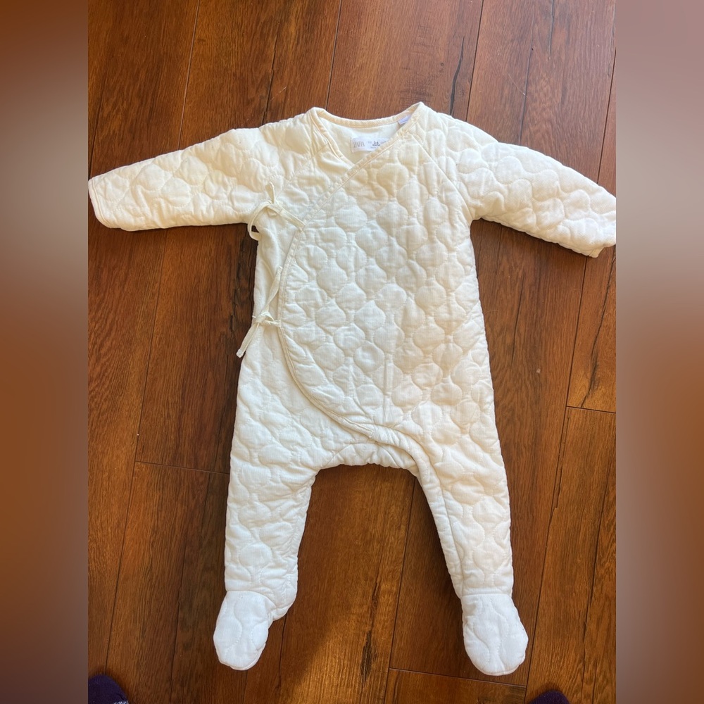Quilted corduroy Zara warm suit